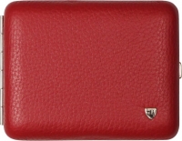 Портсигар кожаный красный  V.H. 605612