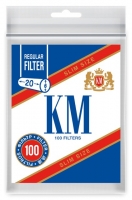 Фільтри для сигарет km Slim Size Regular