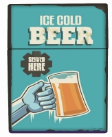 Коробка для сигарет пластиковая Atomic Ice Cold Beer 0450907-3