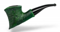 Трубка Axe B124G — Anton, зелена, бріар, 6 мм