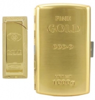 Набір портсигар і запальничку "Золотий злиток" 2194700