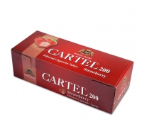 Гильзы для набивки сигарет CARTEL Клубника (200)