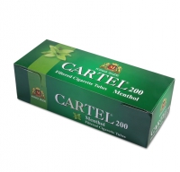 Гильзы для набивки сигарет CARTEL Ментол (200)
