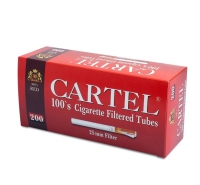 Гильзы для набивки сигарет Tubes CARTEL Red