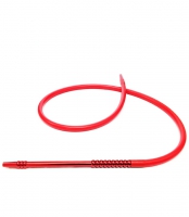 Шланг для кальяну силіконовий з металевою ручкою Molla1 (червоний)