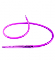 Шланг для кальяну силіконовий з металевою ручкою (фіолетовий)