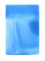 Коробка для сигарет пластик Atomic голубой 04505-5