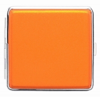 Портсигар металлический с покрытием Atomic оранжевый 0410523-3