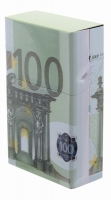 Коробка для сигарет металлическая Atomic 100 Euro 0413900-3