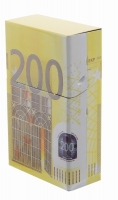 Коробка для сигарет металева Atomic 200 Euro 0413900-4