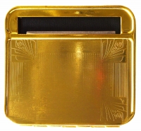 Машинка для самокруток золотая 70 мм Atomic 0125107-4