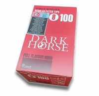 Блок фільтрів для самокруток 8 мм Dark Horse Regular 30x100 шт