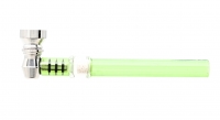 Трубка для куріння скляна зелена Atomic 0212832-4