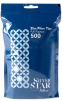 Фильтры для самокруток Silver Star Slim 6*15мм 500шт