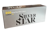 Гильзы для сигарет SILVER STAR CARBON LONG 200