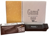 Сигаретные гильзы Gama 500 и машинка Atomic 980215