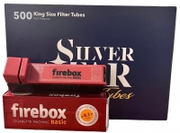 Сигаретные гильзы Silver Star 500 и машинка Firebox 980311