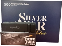Сигаретные гильзы Silver Star 500 и машинка Atomic 980315