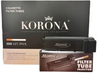 Сигаретные гильзы Korona 550 и машинка Atomic 980615