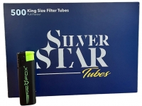 Сигаретные гильзы Silver Star 500 и xfox пьезо турбо зажигалка 980319