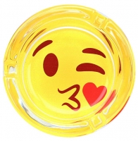 Стеклянная пепельница Atomic Smiley 0210204-2