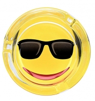 Стеклянная пепельница Atomic Smiley 0210204-5