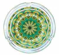Стеклянная пепельница Atomic Mandala 0210213-4