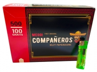 Сигаретные гильзы Companeros 500 и пьезо зажигалка 980716