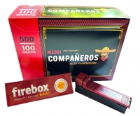 Сигаретные гильзы Companeros 500 и машинка Firebox 980711