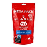 Фільтри для самокруток FLARUS Slim Long 6х22 мм (700 шт)