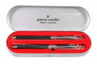 Фото 1 - PC0846BP-RP набор: ручка шариковая + роллер "Pierre Cardin"