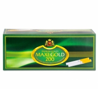 Фото 1 - Гильзы для набивки сигарет Tubes MAXI GOLD 200