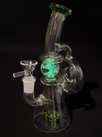 Фото 1 - Стеклянный Бонг Recycler Rotating Ball