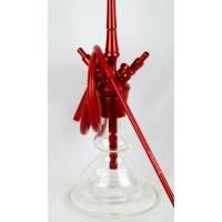 Фото 2 - Кальян Kaya ELOX 630 BORO Clear Lance KONIK Red 4S