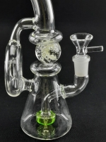 Фото 2 - Стеклянный Бонг Recycler Rotating Ball