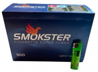 Сигаретные гильзы Smokster 500 и пьезо зажигалка  980816