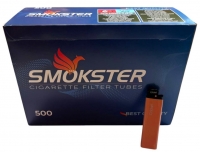 Сигаретные гильзы Smokster 500 и xfox пьезо зажигалка  980820
