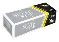 Гільзи для цигарок SILVER STAR CARBON LONG 200 білі