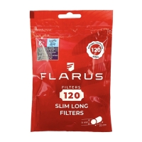 Фільтри для самокруток FLARUS Slim Long 6х22 мм (120 шт)
