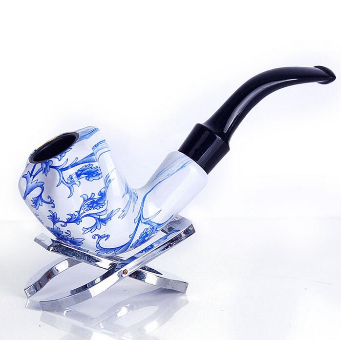 Creative-Tobacco-Pipes-Classic-Blue-and-White-Porcelain-Printing-Resin-Portable-Weed-Smoking-Pipe-for-men